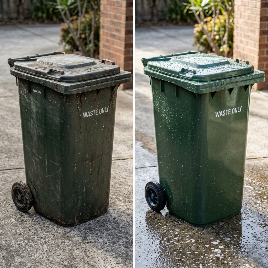 Before and After Bin Cleaning